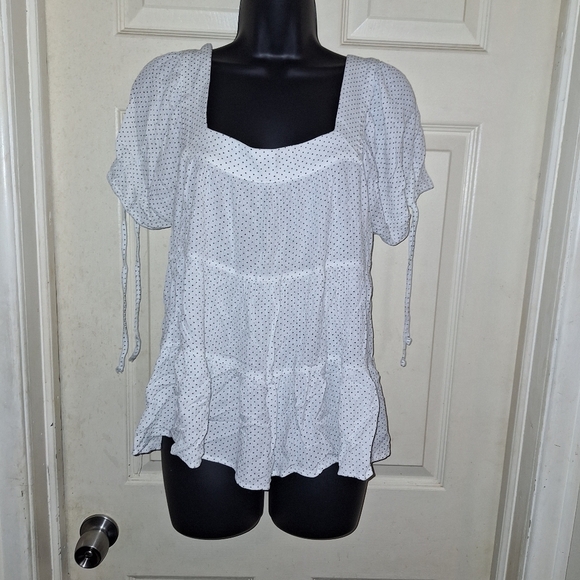 Maurices large polka-dot blouse - Picture 1 of 4